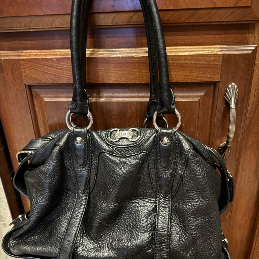 Michael Kors Black Leather Satchel